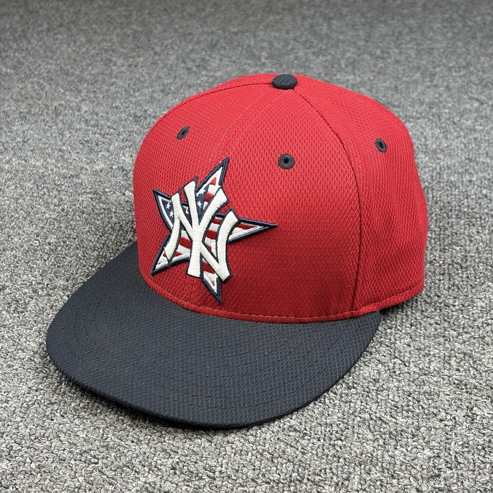 New Era 59FIFTY New York Yankees Stars & Stripes Star Fitted Hat Red Navy 7 3/8